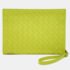 Bottega Veneta Green Intrecciato Leather Clutch - Image 2