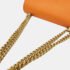 Bottega Veneta Orange Leather Medium BV Angle Shoulder Bag - Image 5