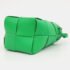 Bottega Veneta Green Woven Leather Cassette Bucket Bag - Image 3