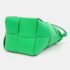 Bottega Veneta Green Woven Leather Cassette Bucket Bag - Image 3