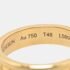Boucheron 18K Yellow Gold Quatre Radiant Ring Size Japan 8 EU 48 - Image 6