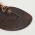 Burberry Brown Python Ankle Strap Flat Sandals Size 37 - Image 7
