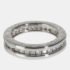 Bvlgari 18k White Gold and Diamond B.zero1 Band Ring EU 47 - Image 2