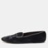 Carolina Herrera Black Suede Smoking Slipper  Size 37