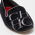 Carolina Herrera Black Suede Smoking Slipper  Size 37 - Image 7