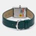 Cartier Green Stainless Steel Alligator Leather Tank Must WSTA0056 Women's Wristwatch 25.50 mm - Image 5