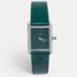 Cartier Green Stainless Steel Alligator Leather Tank Must WSTA0056 Women's Wristwatch 25.50 mm