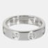 Cartier 18k White Gold Love Band 0.19 CTW