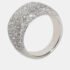Cartier 18k White Gold Vintage Fashion Ring 3.5 CTW EU 52 - Image 4