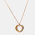 Cartier Trinity Diamond 18K Three Tone Gold Pendant Necklace - Image 3
