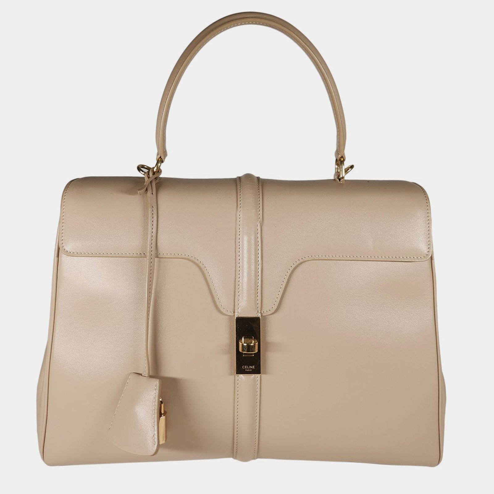 luxury-women-celine-used-handbags-p1090672-001 Celine Classique 16 Bag - Image 1