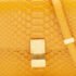 Celine Mustard Python Medium Classic Box Shoulder Bag - Image 5