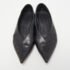 Celine Black Leather V-Neck Ballet Flats Size 35.5 - Image 3