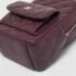 Chanel Burgundy Quilted Caviar Leather Mini CC Classic Backpack - Image 11