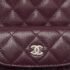 Chanel Burgundy Quilted Caviar Leather Mini CC Classic Backpack - Image 5