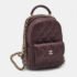 Chanel Burgundy Quilted Caviar Leather Mini CC Classic Backpack - Image 3