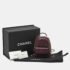 Chanel Burgundy Quilted Caviar Leather Mini CC Classic Backpack - Image 10