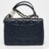 Chanel Navy Blue Quilted Leather Small Trendy CC Top Handle Bag - Image 4