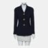 Chanel Blue Vintage Gold Buttons Blazer S - Image 2