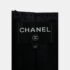 Chanel Navy Blue, White Tweed Button Up Dress M - Image 4