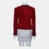 Chanel Red/Black Vintage Velvet Jacket M - Image 3