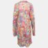Chanel Multicolor Printed Jersey Full Sleeve Mini Dress L - Image 2