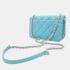 Chanel Blue Leather Chain Mini Crossbody bag - Image 2