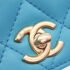Chanel Blue Leather Chain Mini Crossbody bag - Image 4