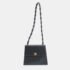 Chanel Black Caviar Leather Classic Twisted Strap Shoulder Bag