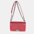Chanel Burgundy Chevron Calfskin Chain Medium Boy Shoulder Bag - Image 5