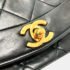 Chanel Black Leather Quilted Vintage Diana Flap Shoulder Bag - Image 5