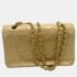 Chanel Beige Leather Medium Classic Double Flap Shoulder Bags - Image 2