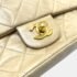Chanel Beige Leather Medium Classic Double Flap Shoulder Bags - Image 9