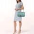 Chanel Light Green Jersey Classic 227 Reissue 2.55 Flap Bag - Image 2