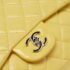 Chanel Yellow Quilted Leather Maxi Classic Single Flap Bag - Image 11