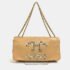 Chanel Beige CC Mark bag shawl Shoulder Bag