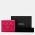 Chanel Pink Caviar Skin Matelasse Coco Mark Classic Small Flap Bi-fold Wallet - Image 11