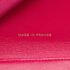 Chanel Pink Caviar Skin Matelasse Coco Mark Classic Small Flap Bi-fold Wallet - Image 9