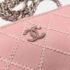 Chanel Pink CC Mark Chain Wallet Long Wallet - Image 4