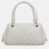 Chanel White Caviar Leather Timeless Bowler Shoulder Bag - Image 3