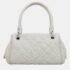 Chanel White Caviar Leather Timeless Bowler Shoulder Bag
