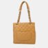 Chanel Beige Calfskin Petite Shopping Tote PST Chain Handbag - Image 2