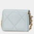 Chanel Light Blue Lambskin Matelasse 19 Coco Mark Chain Wallet - Image 3