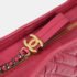 Chanel Pink Calfskin Medium Gabrielle Chevron Shoulder Bag - Image 5