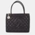 Chanel Black Calfskin Medallion Tote Handbag - Image 2