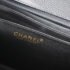 Chanel Black Calfskin Straight Flap Chain Handbag - Image 5