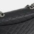 Chanel Black Calfskin Jumbo Classic Flap Shoulder Bag - Image 7