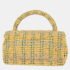 Chanel Yellow Tweed Classic Single Flap 2 In 1 Hand Bag Set - Image 2