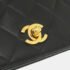 Chanel Black Matelasse Lambskin Gold Chain Shoulder Bag - Image 4