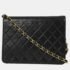 Chanel Black Lambskin Turnlock Small Half Flap Shoulder Bag - Image 2